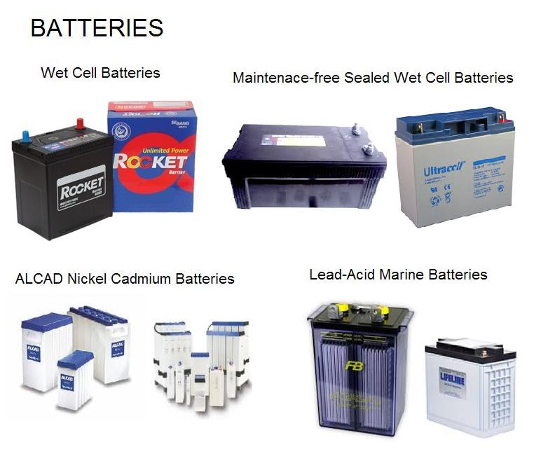 IMPA 792528 WET CELL BATTERY , 32C24R 12V 32 AMP, 238 x 135 x 207 MM