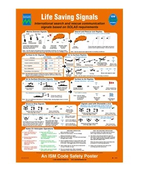 お気に入りの MM, 475x330 POSTER, SOLAS SIGNALS SAVING LIFE POSTER ビジネス・経済