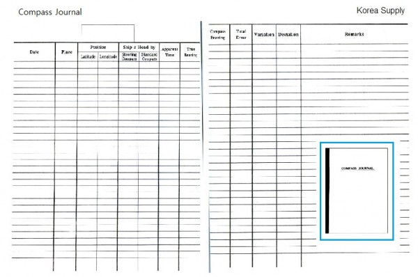 370877 - DECK FORMS, COMPASS JOURNAL, B-5