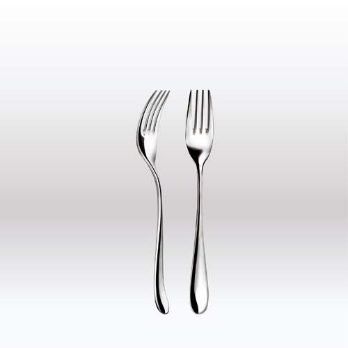IMPA 170108 DESSERT FORK, 18CHROME S.STEEL ENGRAVED HANDLE 185 MM
